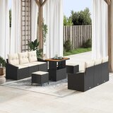  Sjedeća garnitura za vrt 9 kom. poliratan 178 x 62 x 85 cm | shoptok.hr