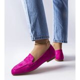 Gemre Pink eco-suede loafers Meilleur | shoptok.hr