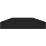 Police za knjige 4 kom crne 40 x 10 x 1 5 cm od iverice | shoptok.hr