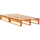  Krevet s regalom za knjige bez madraca 90 x 190 cm masivno drvo | shoptok.hr