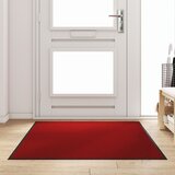 vidaXL Predpražnik Rdeč, Črn Polipropilen 180 x 120 x 0.9 cm Predpražnik u