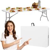  Sklopivi stol za catering dimenzija 180 x 74 x 74 cm bijeli | shoptok.hr