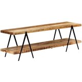 Maison Chic TV omarica - TV stojalo - Televizijska omarica 160x40x50 cm trden mangov les, (21700396) | Shoptok.si