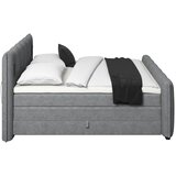 Premium Living Postelja Boxspring Elysia, Temno Siva, 180x220 | Shoptok.si