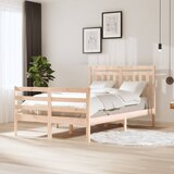 Maison Chic Posteljni okvir - Dvoposteljna postelja - Zakonska postelja iz trdnega lesa 120x200 cm-J14519, (21774924) | Shoptok.si