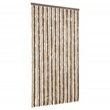 Furnova Zavesa proti mrčesu temno rjava in bež 100x200 cm šenilja, (21917879) | Shoptok.si