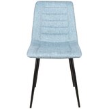 XORA stol, kovina, tekstil modra, črna | Shoptok.si