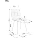 Molarem Home Stolica Mila BARŠ. M.-žuta | shoptok.hr