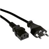Value tok priključni kabel [1x T12 vtič - 1x ženski konektor IEC C13\, 10 A] 0.8 m črna, (20630692) | Shoptok.si