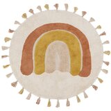 Nattiot Ciglasti/krem periv/ručno rađen pamučan dječji tepih ø110 cm Rainbow Toffee – | shoptok.hr