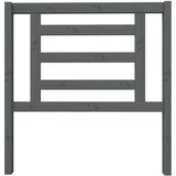  Uzglavlje za krevet sivo 96 x 4 x 100 cm od masivne borovine | shoptok.hr
