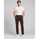 Bomboogie Hlače Chino Slim Weave Stretch Velve Kostanjeva Cene