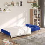 Kavč dvosed z ležiščem in dvema blazinama modro blago, (21038151) | Shoptok.si