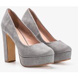 Gemre Grey high platform heels Aisha | ePonuda.com
