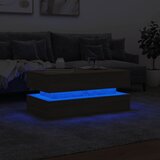  Stolić za kavu s LED svjetlima boja hrasta 90 x 50 x 40 cm Smeđa | Shoptok.si