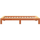vidaXL Okvir kreveta bez madraca voštano smeđi 75 x 190 cm od borovine | shoptok.hr