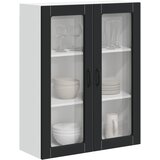  Zidni stakleni ormarić LUCCA Crna 80 x 31 x 100 cm | Eponuda.com