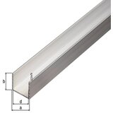 Alberts BA profil (D x Š x V: 2.600 x 10 x 15 mm, Aluminij, U-profil) | shoptok.hr