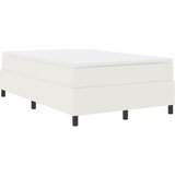  Box Spring Postelja z Kremno Blazino 120x200 cm Žametna Tkanina, (22080951) | Shoptok.si