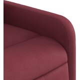  Masažni naslonjač od tkanine crvena boja vina | shoptok.hr
