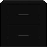  Nočna omarica črna 50x39x47 cm, (20706279) | Shoptok.si