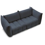 Bobochic Paris Temno modra sedežna garnitura iz tkanine bouclé 234 cm Azra – | Shoptok.si