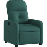 vidaXL Naslanjač iz temno zelenega blaga, (20927799) | Shoptok.si