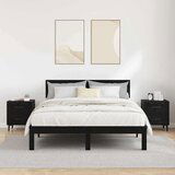Ormarić za krevet s ladicama 2 pcs Crni hrast 40 x 35 x 47.5 cm | shoptok.hr