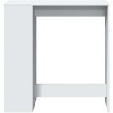 vidaXL Barski stol s držačima bijeli 101x40x103,5 cm drveni | shoptok.hr