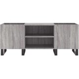 vidaXL Omarica za gramofonske plošče siva sonoma 121x38x48 cm inž. les | Shoptok.si