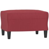  3-dijelni set sofa s jastucima boja vina od umjetne kože | shoptok.hr