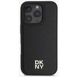 Dkny PU Leather Repeat Pattern Stack Logo MagSafe Zadní Kryt pro iPhone 16 Pro Black Ovitek za telefon Vijolična | Shoptok.si