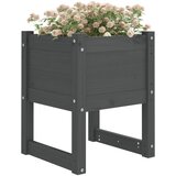 Sadilice 2 kom siva 40 x 40 x 52,5 cm od masivne borovine | shoptok.hr