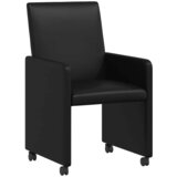  Blagovačke stolice s kotačima 2 pcs Crna 57 x 66 x 94 cm | Eponuda.com