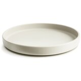 Mushie silikonski nedrseči krožnik ivory Cene