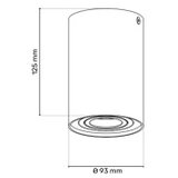  JM-014 plafonska svetiljka 1*GU10 bronza IP20 | Eponuda.com