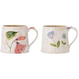 Bloomingville Kremno bele keramične skodelice v kompletu 2 ks 430 ml Camilla – Cene