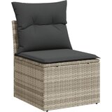  9-dijelni set vrtnih sofa od poliratana s jastucima svjetlosivi | shoptok.hr
