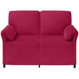 SOFA za dvije osobe Vinska crvena 138 x 83 x 95 cm Baršun | shoptok.hr