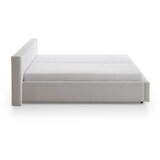 Meise Möbel Tapecirani bračni krevet bez podnice 140x200 cm u srebrnoj boji Cube – | shoptok.hr