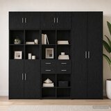  Ormar sa policama Crni hrast 70 x 42 5 x 225 cm - Crni hrast 70 x 42 5 x 225 cm 4 drawers 6 shelves Slike