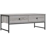 Furnova Klubska mizica siva sonoma 101x49x39,5 cm inženirski les, (21914252) | Shoptok.si