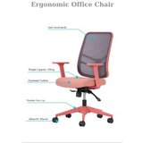 Hanah home Set 2 kancelarijske stolice Leto 108 Salmon | ePonuda.com