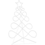 vidaXL Svjetlo u obliku božićnog drvca Šareni 80 x 56 cm PVC | shoptok.hr