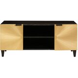 TV ormar Crna i zlatna 105 x 33 x 46 cm Konstruirano drvo | shoptok.hr