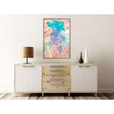  Poster - Colourful Camouflage (Peach) 30x45 | shoptok.hr