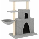  Penjalica za mačke sa stupovima za grebanje svjetlosiva 83 cm | shoptok.hr