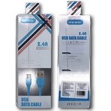 Brzi USB DATA KABAL WCA-05 IPHONE 2,4A 1M PLAVA WEWO | Eponuda.ba