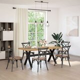 vidaXL Jedilna miza NOAIN 180x90x75 cm trdna borovina | Shoptok.si
