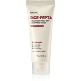 Rice + Pepta Collagen Peel-off Wrapping Mask vlažilna maska za obraz za poenotenje tona kože 70 g
